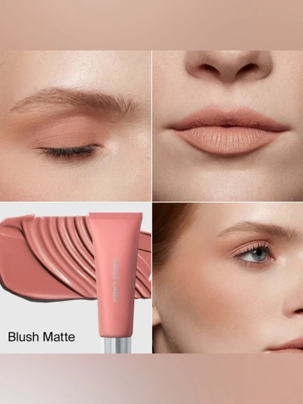 Haus Labs By Lady Gaga Hy-Power Pigment Paint Blush Matte — Soft Pink Peach